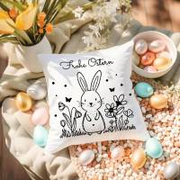 Plotterdatei Ostern, Frohe Ostern, Laserdatei Ostern, Cricut, Osterhase png, Frühling PNG, Clipart Hase svg Bild 2