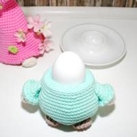 Eierwärmer - Blumen-Wichtel - Häkelanleitung Bild 2