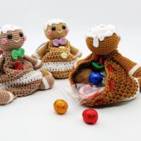 Zugbeutel Lebkuchen - Häkelanleitung Bild 1