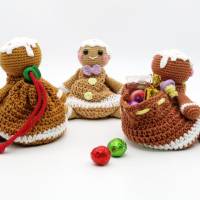 Zugbeutel Lebkuchen - Häkelanleitung Bild 2