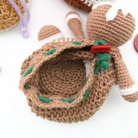 Zugbeutel Lebkuchen - Häkelanleitung Bild 3