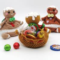 Zugbeutel Lebkuchen - Häkelanleitung Bild 4