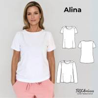 Schnittmuster Damen Shirt Alina 