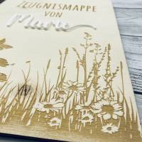 Zeugnismappe personalisiert aus Holz | Geschenk zum Schulstart | Zeugnisordner mit Namen | Einschulungsgeschenk Bild 5