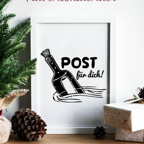 Flaschenpost Plotterdatei SVG DXF