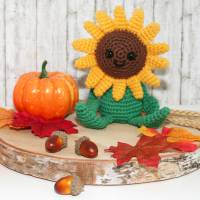 Fröhliche kleine Blume - in drei Varianten - Häkelanleitung Bild 2