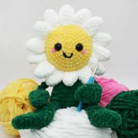 Fröhliche kleine Blume - in drei Varianten - Häkelanleitung Bild 3