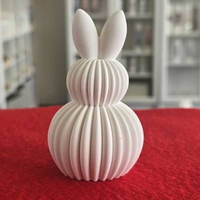 Osterdekoration - Osterhase - Hellgelb