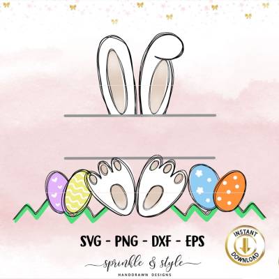 Digistamp Hase Ostern, Clipart Hase, Plotterdatei Ostern, Cricut, Osterhase, PNG Frühling, Digi stamp, Digitale Dat