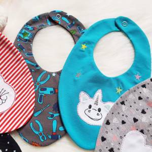 Kinder-Halstuch Stickdatei ITH 16x26 18x28 18x30 Tuch Herbst Schal Anleitung in deutscher Sprache Bild 2