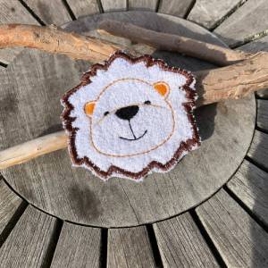 Abschminkpad Löwe Stickdatei ITH 10x10 cm Waschpad Pad Bild 9