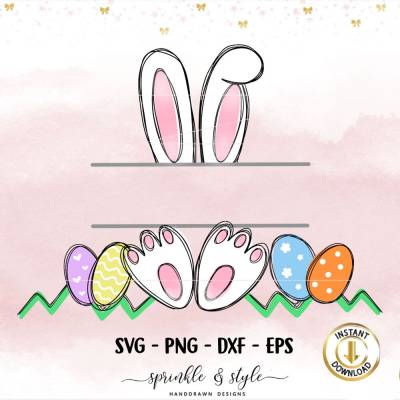 Digistamp Hase Ostern, Clipart Hase, Plotterdatei Ostern, Cricut, Osterhase, PNG Frühling, Digi stamp, Digitale Dat