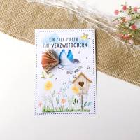 Druckvorlage Geldgeschenk - Glückwunschkarte - zum Geburtstag - Happy Birthday - Mitbringsel - Piepen Bild 1