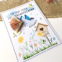 Druckvorlage Geldgeschenk - Glückwunschkarte - zum Geburtstag - Happy Birthday - Mitbringsel - Piepen Bild 3