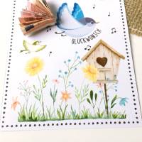 Druckvorlage Geldgeschenk - Glückwunschkarte - zum Geburtstag - Happy Birthday - Mitbringsel - Piepen Bild 5