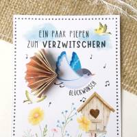 Druckvorlage Geldgeschenk - Glückwunschkarte - zum Geburtstag - Happy Birthday - Mitbringsel - Piepen Bild 8