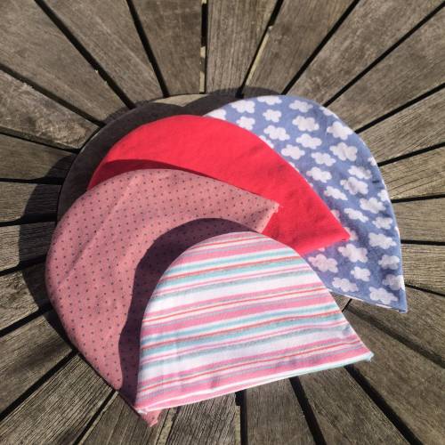 Baby-Mütze Stickdatei ITH KU 34-46 16x26 Frühchen 2-Minuten-Mütze Anleitung in deutscher Sprache