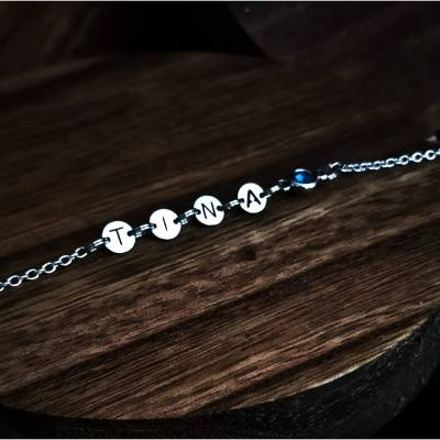 Personalisiertes Armband oder Kette, Edelstahl