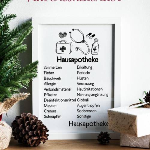 Hausapotheke Plotterdatei SVG DXF