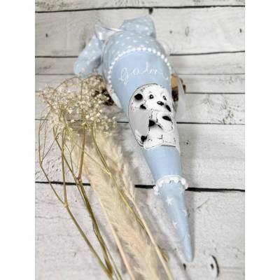 Schultüte Geschwistertüte Hund Dalmatiner aus Stoff 35 cm