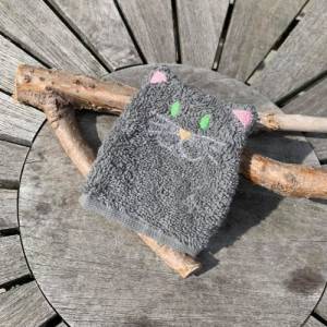 Katzen-Waschlappen Stickdatei  ITH 10x10 Waschhandschuh Tiere Bild 7