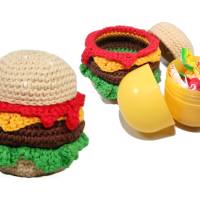 Burger-Überraschung - Ü-Ei Burger - Häkelanleitung Bild 2