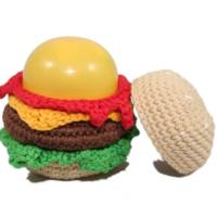 Burger-Überraschung - Ü-Ei Burger - Häkelanleitung Bild 5