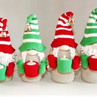 Kerzen-Wichtel - Teelichthalter - Häkelanleitung Bild 3