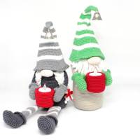 Kerzen-Wichtel - Teelichthalter - Häkelanleitung Bild 7