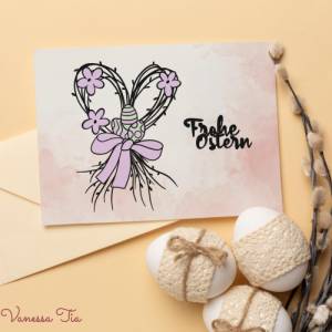 Ostereier Mit Herz Plotterdatei SVG Cut File DXF Bild 1