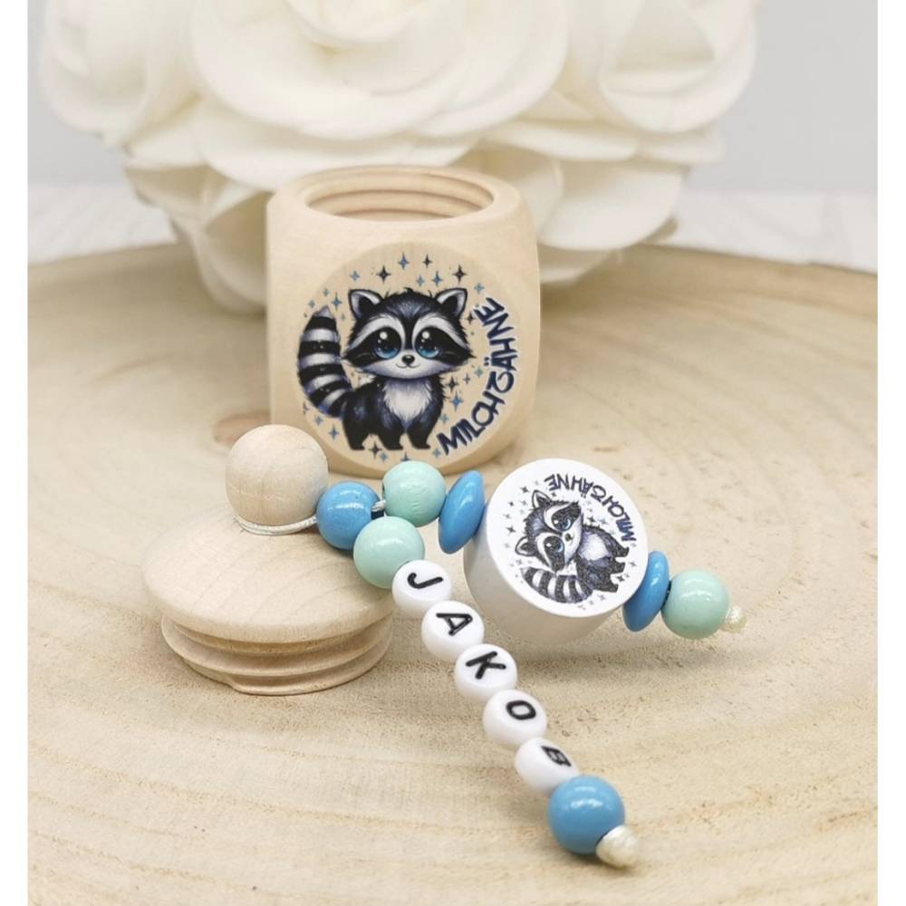 Personalisierte Milchzahndose Aus Holz - Süße Aufbewahrung Für Die Zahnfee