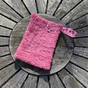 SeifenWaschlappen Katze Nr. 2 Stickdatei ITH 13x18 Pad Waschlappen Waschhandschuh Bild 1