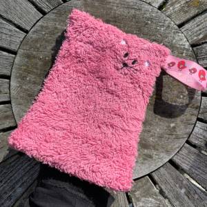SeifenWaschlappen Katze Nr. 2 Stickdatei ITH 13x18 Pad Waschlappen Waschhandschuh Bild 2