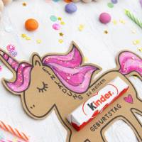 Einladung Geburtstag Kinder, Kindergeburtstag, Geburtstagseinladung, digitale Einladung, Einhorn Einladung Druckvorlage Bild 5