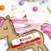 Einladung Geburtstag Kinder, Kindergeburtstag, Geburtstagseinladung, digitale Einladung, Einhorn Einladung Druckvorlage Bild 9