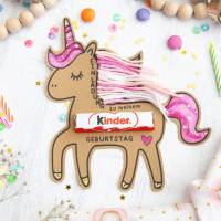 Einladung Geburtstag Kinder, Kindergeburtstag, Geburtstagseinladung, digitale Einladung, Einhorn Einladung Druckvorlage Bild 2