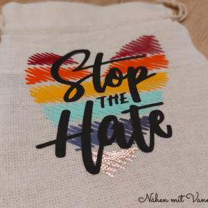 Plotterdatei Pride | Stop The Hate SVG DXF Bild 5
