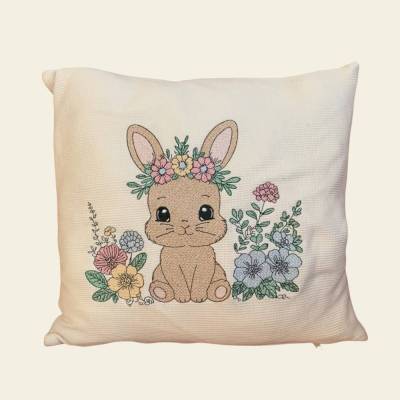 Stickdatei Hase Osterhase – Lineares Set 2513 by Jasmina – Kissenmotiv in 3 Größen