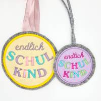 Schultüten Anhänger Stickdatei ITH Bild 2