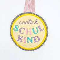 Schultüten Anhänger Stickdatei ITH Bild 3