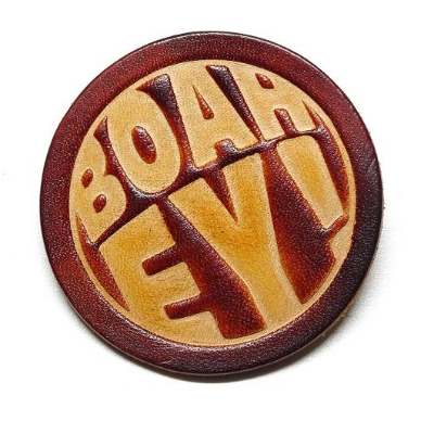 Leder Patch - Aufnäher - OX Antique - Boah Ey! - Spruch - Rindleder - Vickys World