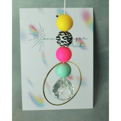 Sonnenfänger mit Karte, Abschiedsgeschenk Kindergarten, Danke Erzieherin, Sonnenfänger, Lichtfänger