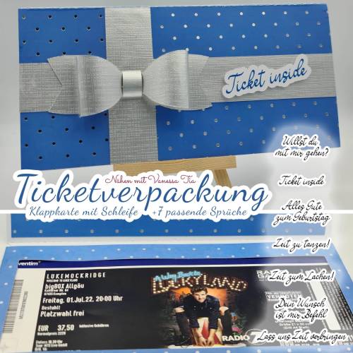 Ticketverpackung | Papierplott SVG DXF