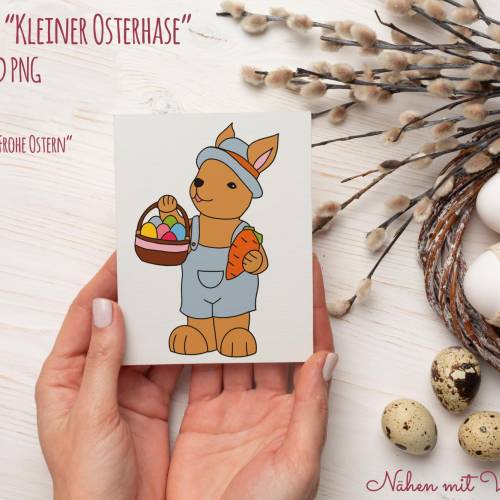 Kleiner Osterhase Plotterdatei SVG Cut File DXF