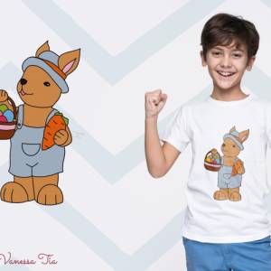 Kleiner Osterhase Plotterdatei SVG Cut File DXF Bild 3