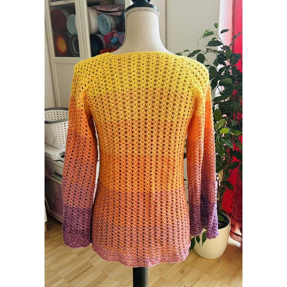 Häkelanleitung, Häkeljacke, Strickjacke, Cardigan Anleitung zum
