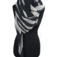 Strickanleitung Streifentuch stricken Dreieckstuch Bild 1