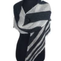 Strickanleitung Streifentuch stricken Dreieckstuch Bild 2