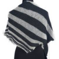 Strickanleitung Streifentuch stricken Dreieckstuch Bild 3