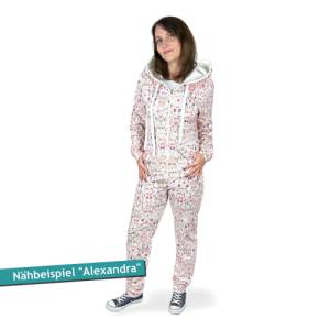 PDF Schnittmuster mit Ebenen Fitted Jumpsuit Alexandra, Gr. XS-4XL | eBook, Onesie Damen Schnitt mit farbiger Nähanleitu Bild 4
